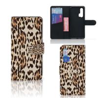 Honor 20 Pro | Telefoonhoesje | Met pasjeshouder | Leopard