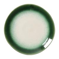 Ontbijtbord roots - donkergroen - ø22x2.5 cm