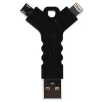 Echo Connect Key Lightning en Micro-USB zwart Echo Connect Key Lightning en Micro-USB zwart
