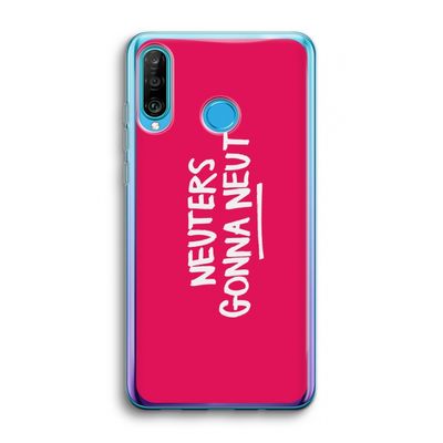 Neuters (roze): Huawei P30 Lite Transparant Hoesje