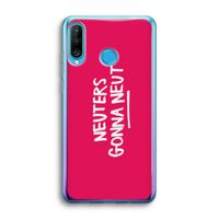 Neuters (roze): Huawei P30 Lite Transparant Hoesje Neuters (roze): Huawei P30 Lite Transparant Hoesje