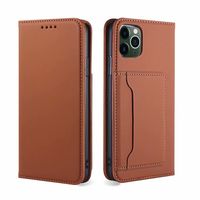 Samsung Galaxy A71 hoesje - Bookcase - Pasjeshouder - Portemonnee - Kunstleer - Bruin