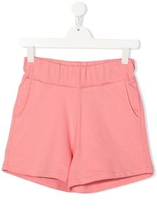 Balmain Kids short à logo imprimé au dos - Rose