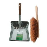 Benson Stoffer en Blik combinatie - voor buiten - Hout met kokosvezels - Metalen blik 22 x 22 cm
