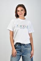 Sporty & Rich t-shirt NY 94 TO043622034WH57 white/ruby/alpine/paris blue