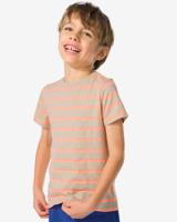 HEMA Kinder T-shirt Strepen Oranje (oranje) - thumbnail