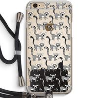 Makis: iPhone 6 / 6S Transparant Hoesje met koord