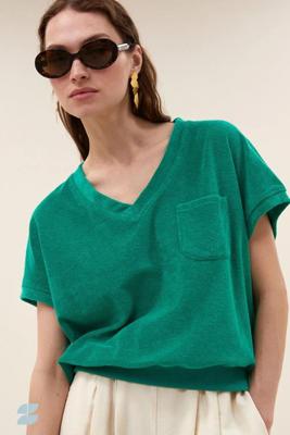 By-Bar top Tyler slub | green lake