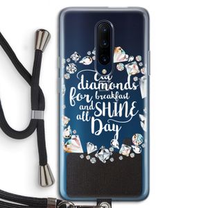 Diamonds: OnePlus 7 Pro Transparant Hoesje met koord
