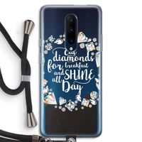 Diamonds: OnePlus 7 Pro Transparant Hoesje met koord
