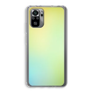 Minty mist pastel: Xiaomi Redmi Note 10S Transparant Hoesje