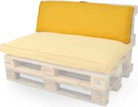 Palletkussen Luana 40x120 cm yellow gold - Unique living Palletkussen Luana 40x120 cm yellow gold - Unique living