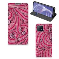 OPPO A73 5G | Bookcase | Swirl Pink