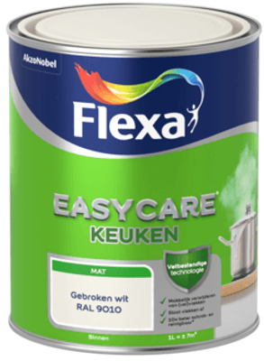 flexa easycare muurverf keuken betongrijs 1 ltr