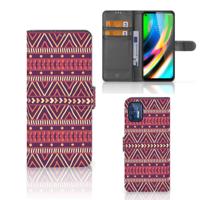 Motorola Moto G9 Plus | Telefoon Hoesje | Aztec Paars