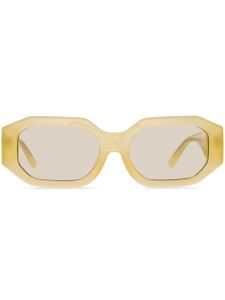 Linda Farrow lunettes de soleil Blake à monture ovale - Jaune