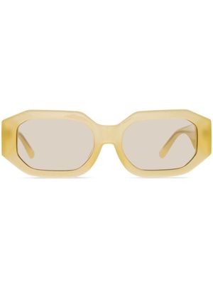 Linda Farrow lunettes de soleil Blake à monture ovale - Jaune