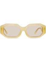 Linda Farrow lunettes de soleil Blake à monture ovale - Jaune - thumbnail