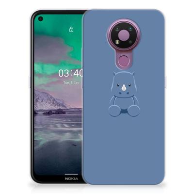 Nokia 3.4 Telefoonhoesje met Naam Baby Rhino Nokia 3.4 Telefoonhoesje met Naam Baby Rhino