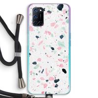 Terrazzo N°3: Oppo A52 Transparant Hoesje met koord Terrazzo N°3: Oppo A52 Transparant Hoesje met koord