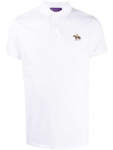 Ralph Lauren Purple Label polo à logo brodé - Blanc