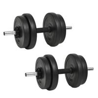 Halterset 20 kg 14-delig - thumbnail