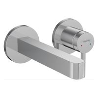 Wastafelmengkraan Inbouw Finoris HansGrohe 2-gats 228 MM Voorsprong Met Afvoerplug Chroom