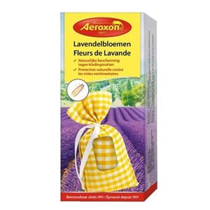 1x Zakje lavendelbloemen anti-motten ongediertebestrijding   -