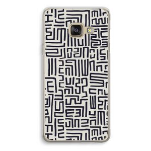 Moroccan Print: Samsung Galaxy A3 (2016) Transparant Hoesje