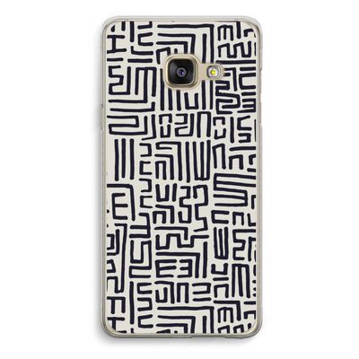 Moroccan Print: Samsung Galaxy A3 (2016) Transparant Hoesje