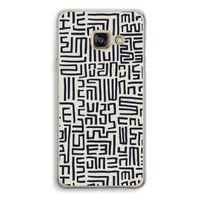 Moroccan Print: Samsung Galaxy A3 (2016) Transparant Hoesje