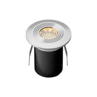 Onyx 30 LED Grondspot - 0.5 Watt - 1 Lumen - 2700K warm wit - 12V - Tuinspot - IP67 Waterdicht - Vlonderspot - Rond - RVS