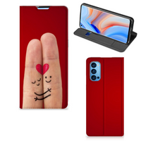 OPPO Reno4 Pro 5G Hippe Standcase Liefde - Origineel Romantisch Cadeau