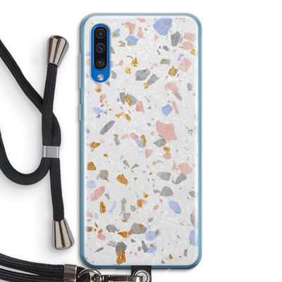 Terrazzo N°8: Samsung Galaxy A50 Transparant Hoesje met koord Terrazzo N°8: Samsung Galaxy A50 Transparant Hoesje met koord