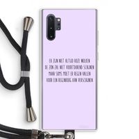 Regenboog: Samsung Galaxy Note 10 Plus Transparant Hoesje met koord