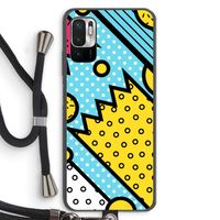 Pop Art #1: Xiaomi Redmi Note 10 5G Transparant Hoesje met koord