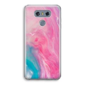 Roze explosie: LG G6 Transparant Hoesje