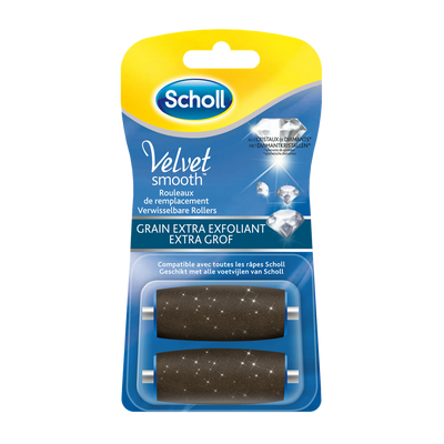 Scholl Velvet Smooth Express Pedi Rollers Extra Grof 2st