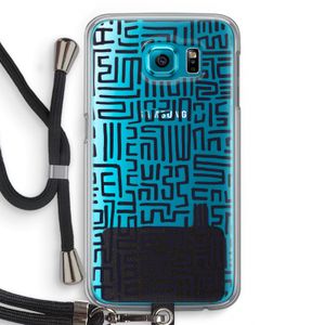 Moroccan Print: Samsung Galaxy S6 Transparant Hoesje met koord