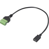 Renkforce USB 2.0 Adapterkabel [1x Mini-USB 2.0 B bus - 1x Klemverbinding] RF-6443962 30 cm PVC-mantel