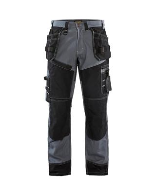 Blåkläder Werkbroek X1500 15001370 | Grijs/Zwart | Maat C150 - 7330509256176
