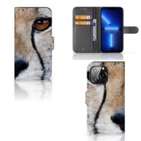 iPhone 13 Pro | Telefoonhoesje | Met pasjeshouder | Cheetah