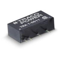 TracoPower TRA 1-0512 DC/DC-converter, print 5 V/DC 12 V/DC 84 mA 1 W Aantal uitgangen: 1 x Inhoud 1 stuk(s) - thumbnail