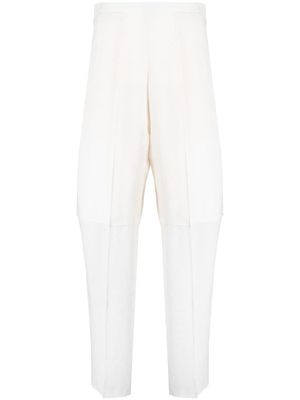 GIA STUDIOS pantalon droit à taille haute - Blanc