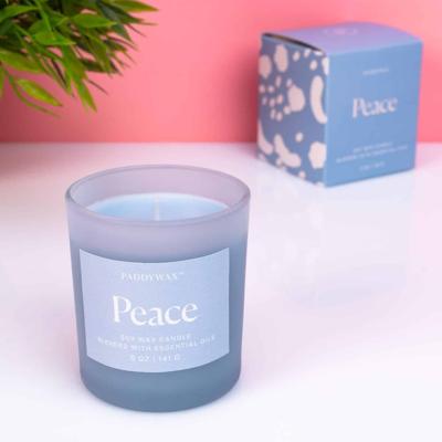 Wellness geurkaars - Peace (blauw) Wellness geurkaars - Peace (blauw)