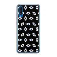 Eyes pattern: Samsung Galaxy A50 Transparant Hoesje