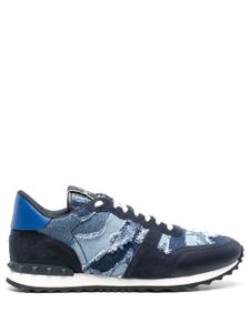 Valentino Garavani baskets Rockrunner Camouflage - Bleu