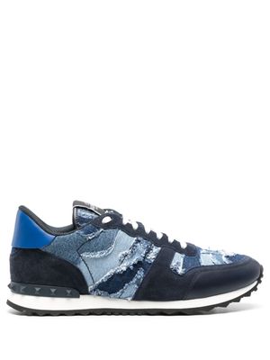 Valentino Garavani baskets Rockrunner Camouflage - Bleu