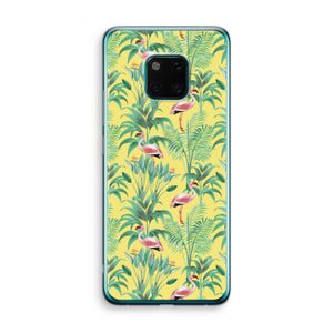 Flamingo party: Huawei Mate 20 Pro Transparant Hoesje