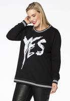 Yoek Sweater YES | Zwart | Maat 50/52 Yoek Sweater YES | Zwart | Maat 50/52